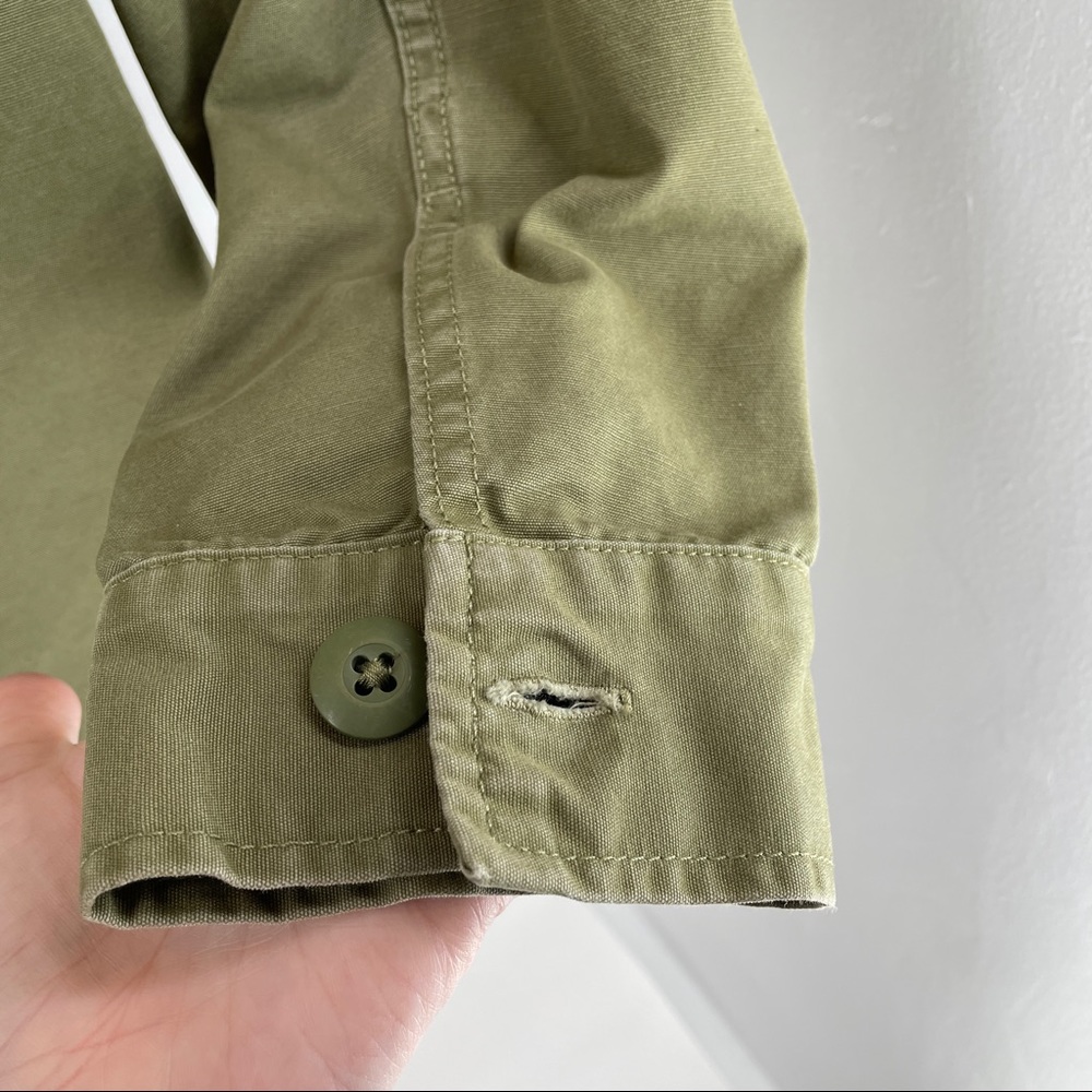 Levi's Olive Utility Jacket with Floral Embroidery - Picture 8 of 8